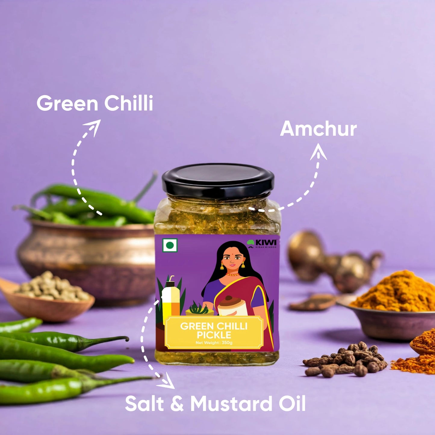 Green Chilli Pickle