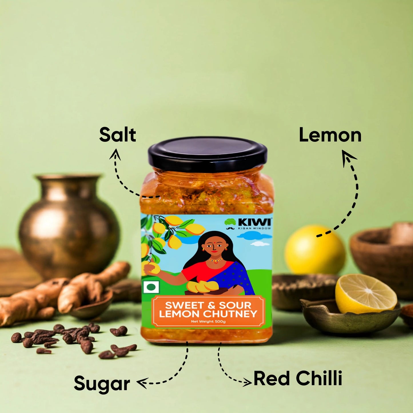 Sweet & Sour Lemon Chutney