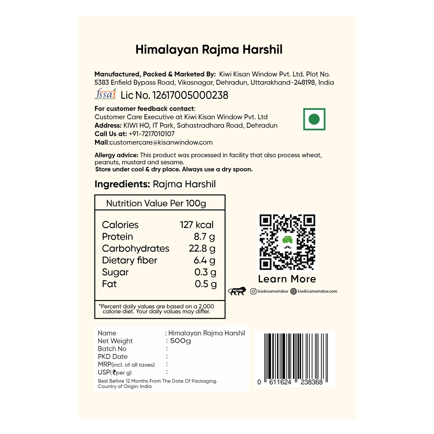 Himalayan Rajma Pack (2 Rajma Chakrata + 2 Rajma Harshil)