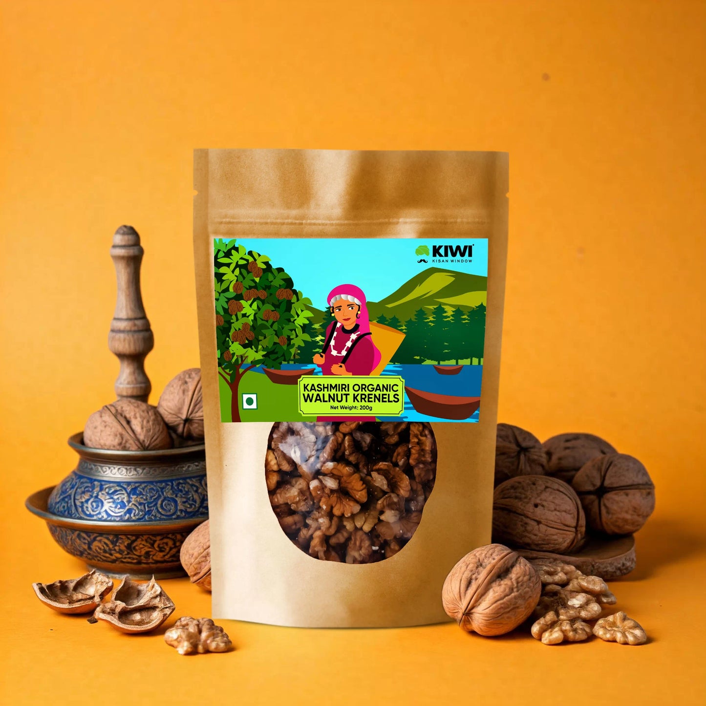 Kashmiri Organic Walnut Kernels (Single Tree)