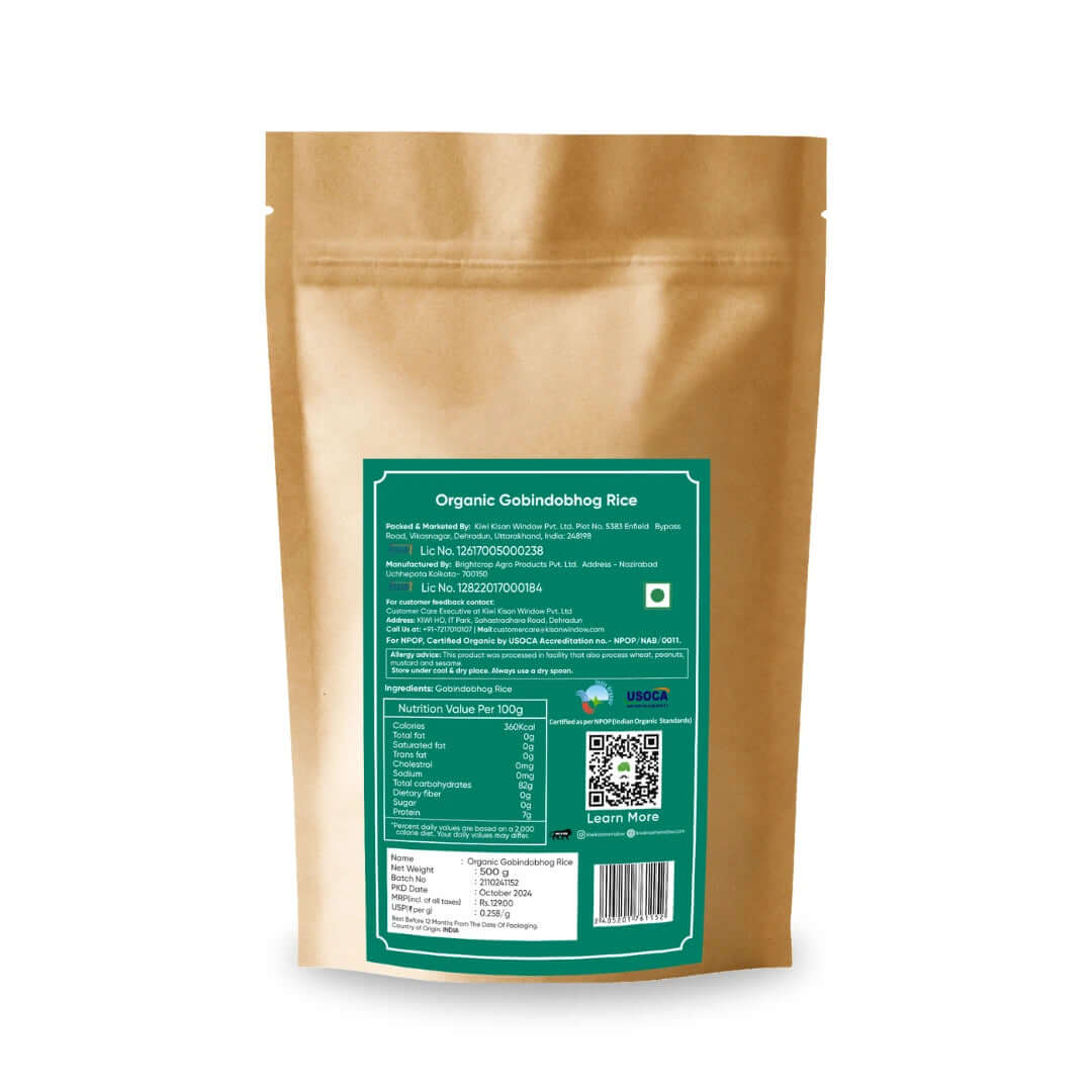Organic Gobindobhog Rice