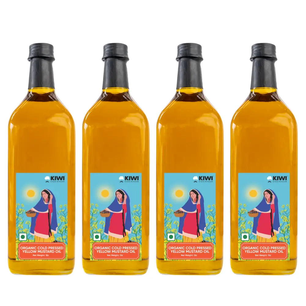 Organic Yellow Mustard Oil (Cold Pressed)