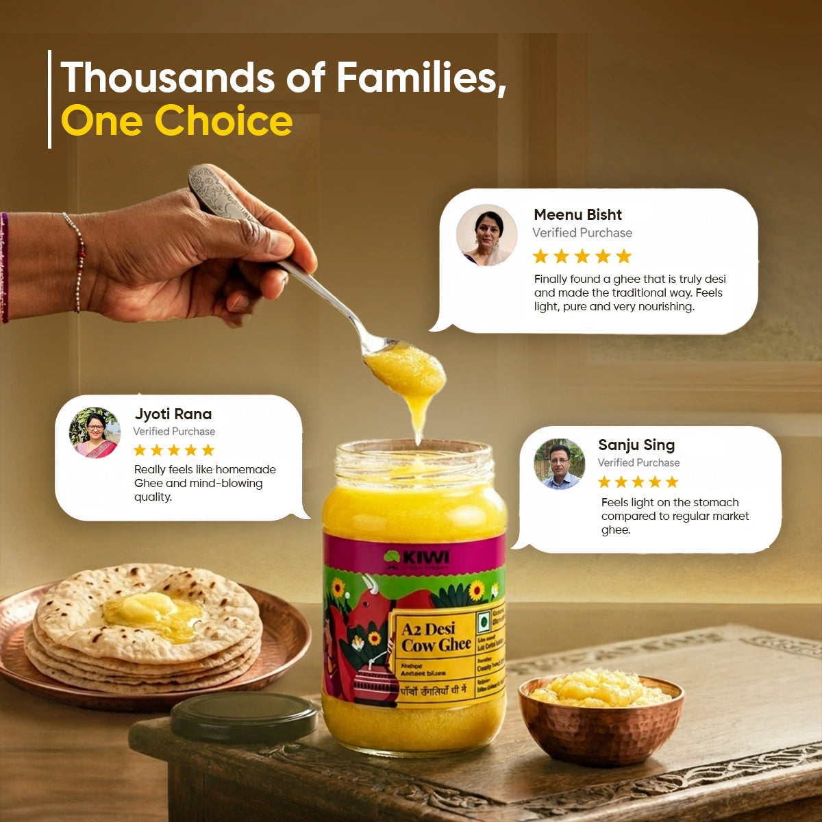 A2 Desi Cow Ghee