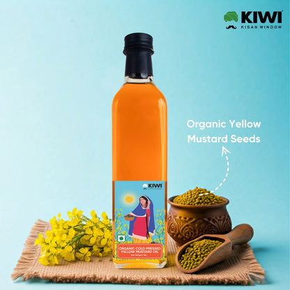 Organic Yellow Mustard Oil (Cold Pressed)