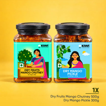 Mango Pickle & Chutney Combo – Sweet, Tangy & Spicy Duo
