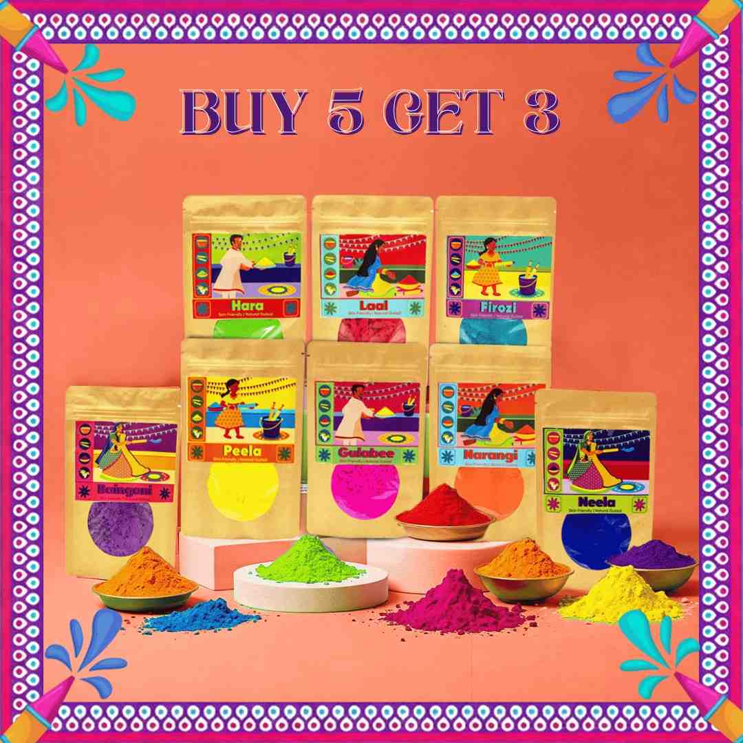 KIWI Holi 8 Herbal Gulaal Collection