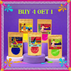 KIWI Holi 5 Herbal Gulaal Collection