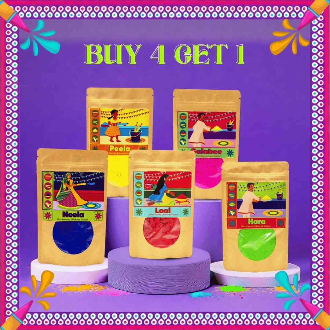KIWI Holi 5 Herbal Gulaal Collection