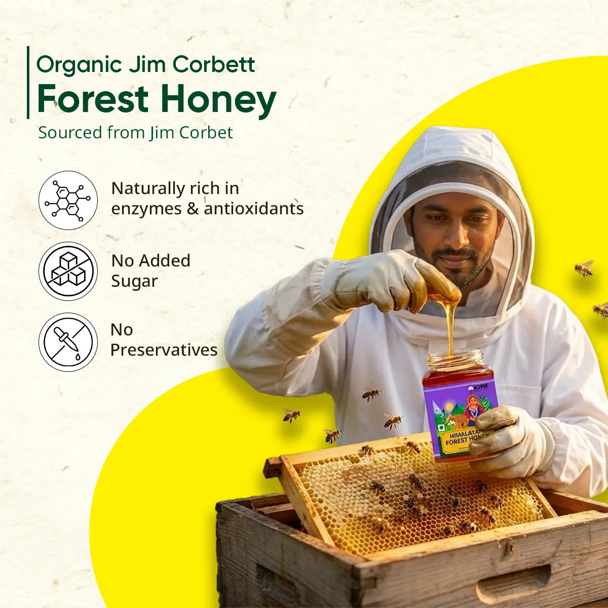 Organic Jim Corbett Forest Honey
