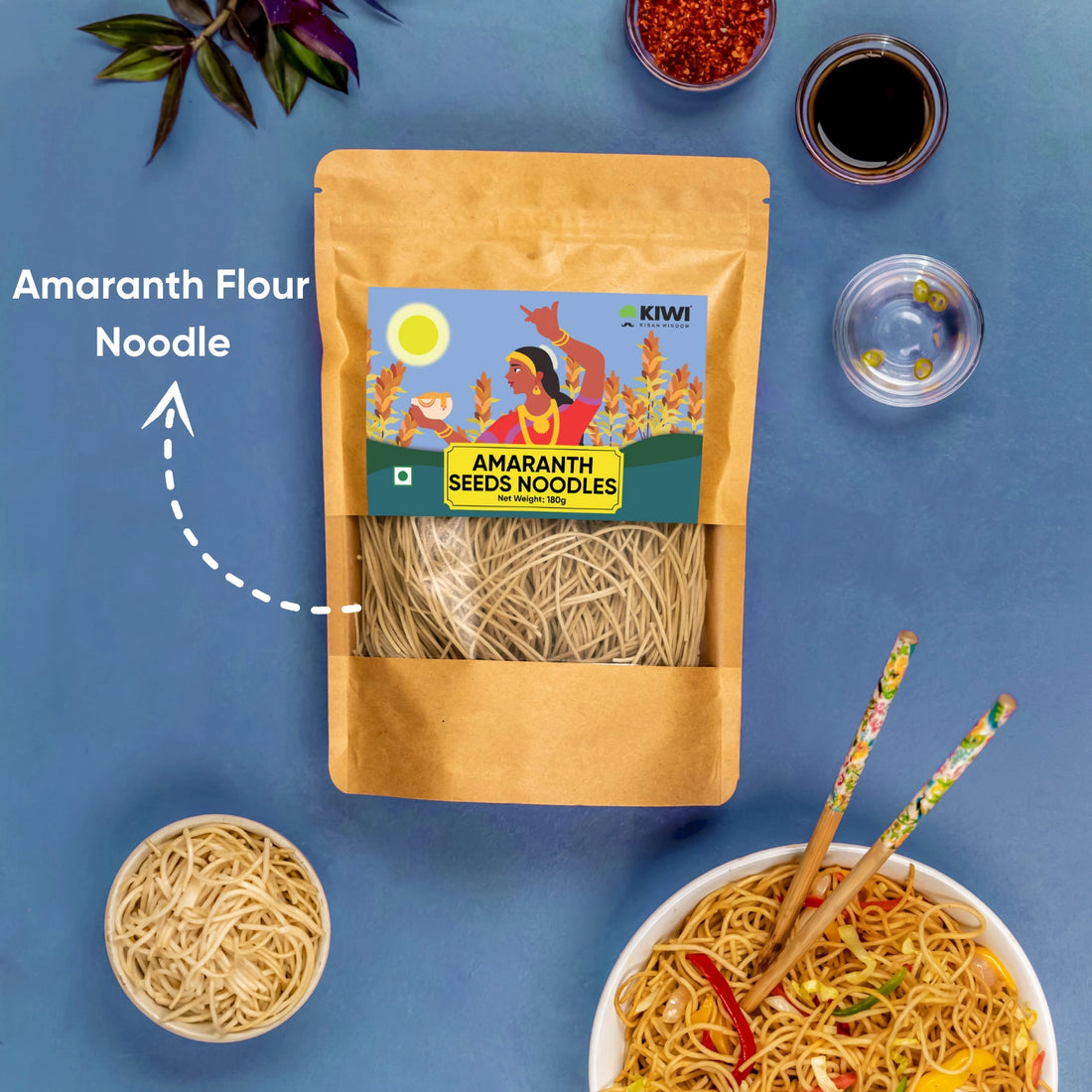 Amaranth Seed Noodles | Ready to Cook