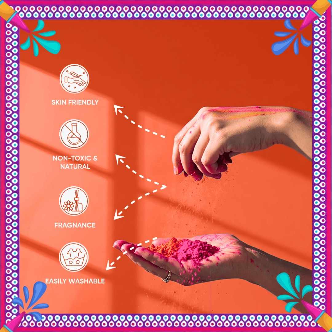 KIWI Holi 8 Herbal Gulaal Collection