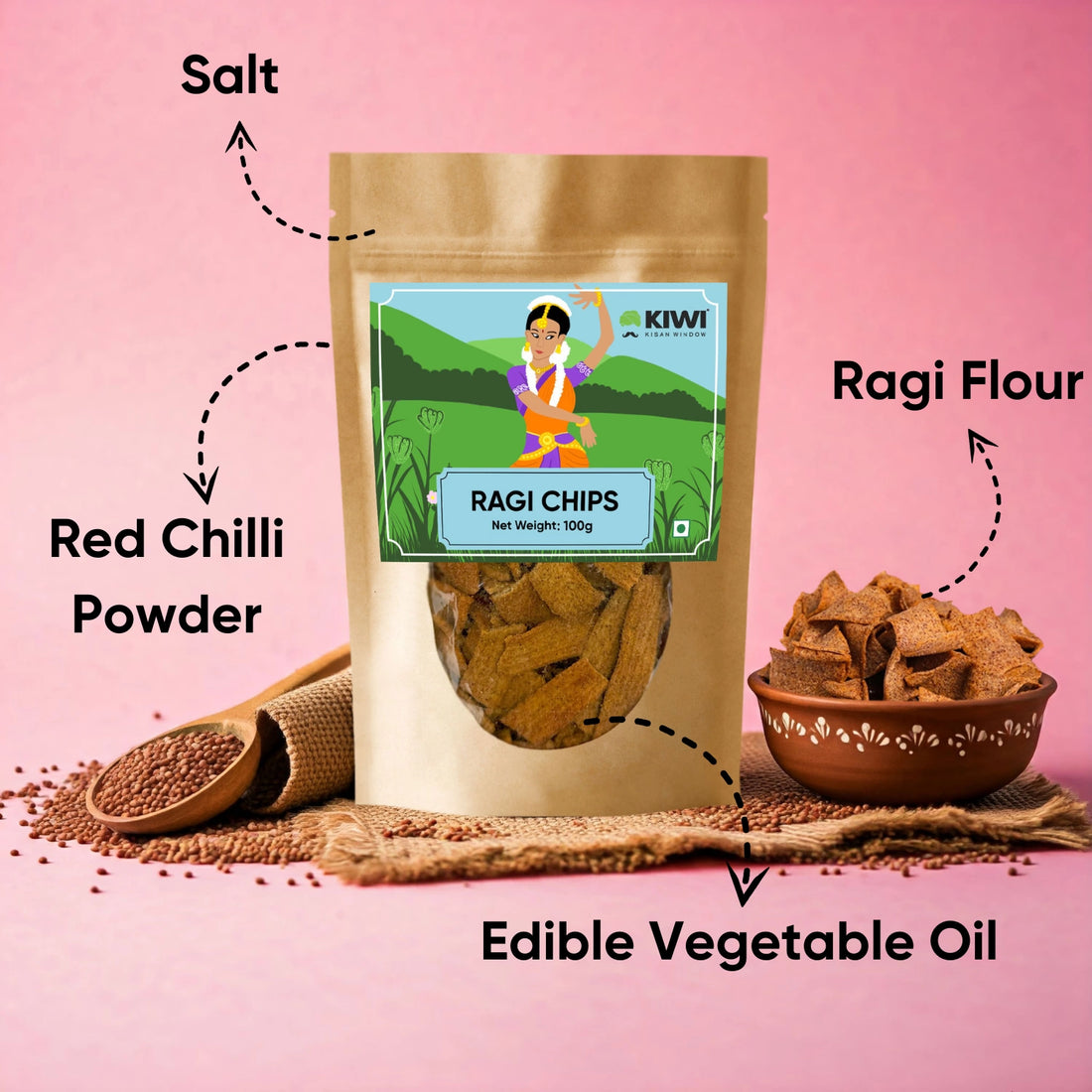 Ragi Chips | Crunchy and Gluten-Free Snack