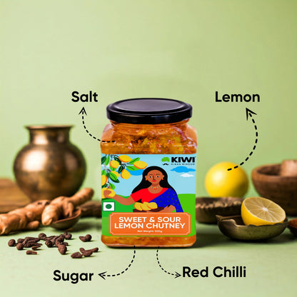 Sweet & Sour Lemon Chutney