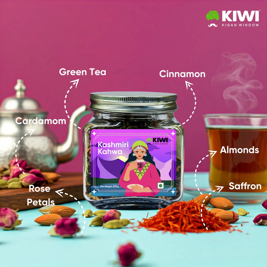 Kashmiri Kahwa | Aromatic Tea with Exotic Spices