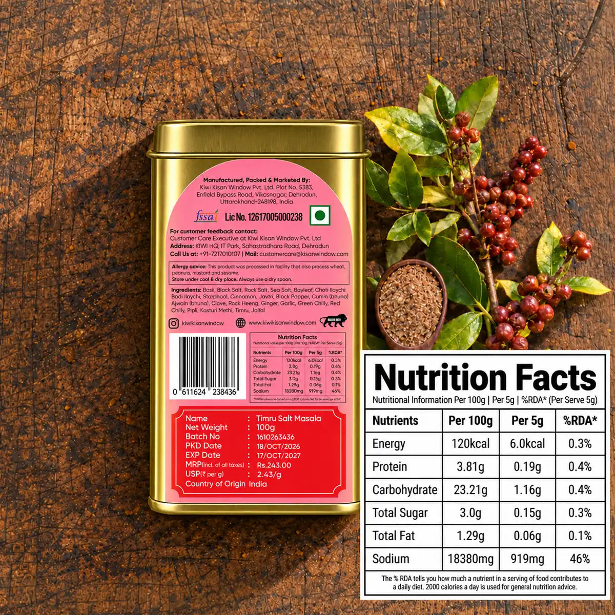 Sizzled Himalayan Timru Masala Seasoning