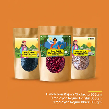 Rajma  Bundle ( 1 Rajma Chakrata  + 1 Harshil Rajma +1 Rajma Black )