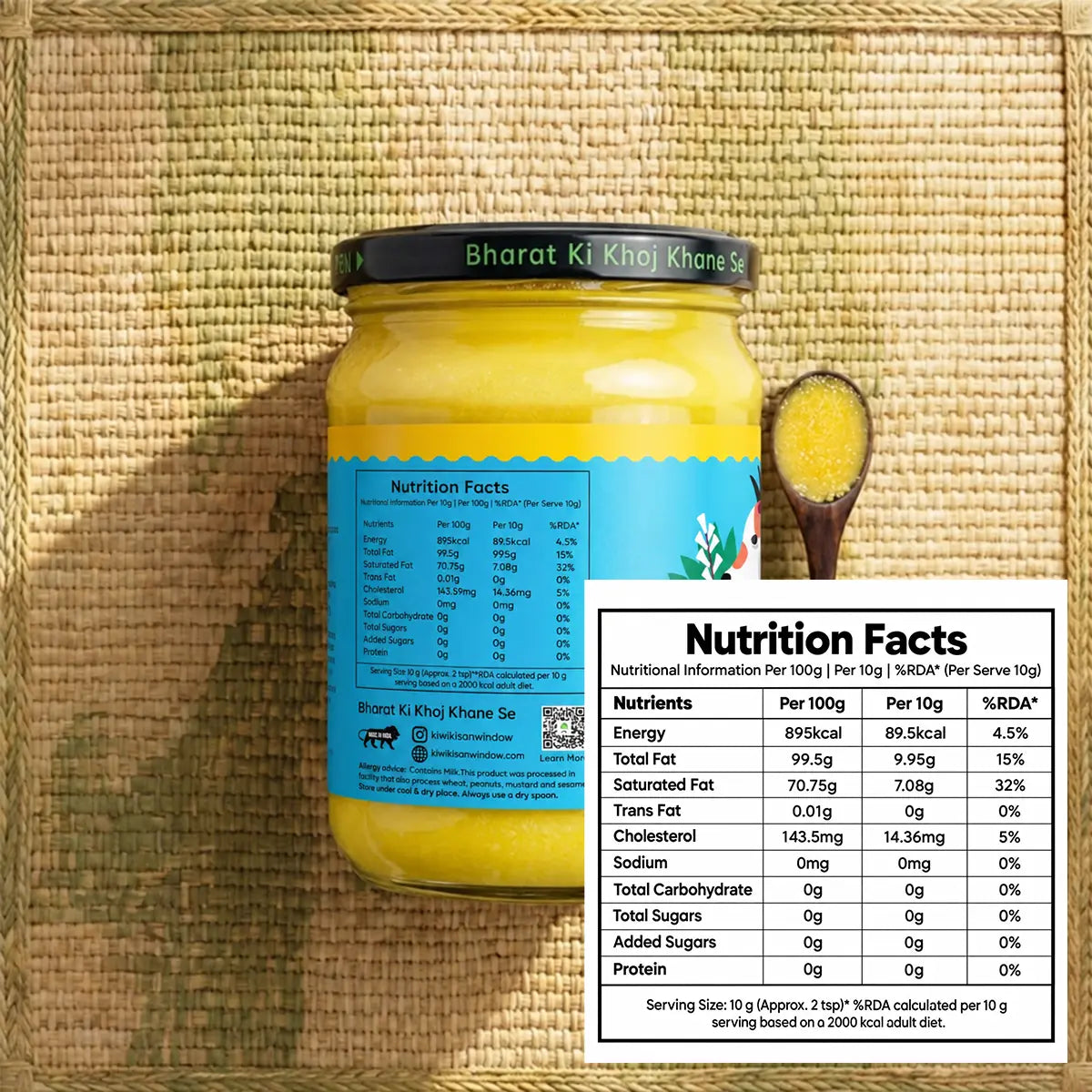 A2 Himalayan (Badri) Cow Ghee - A2 Desi Ghee From Himalayan Cow