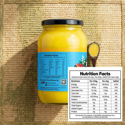 A2 Himalayan (Badri) Cow Ghee - A2 Desi Ghee From Himalayan Cow