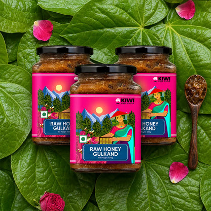 Raw Honey Gulkand (Damas Rose)