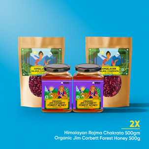 Protein & Immunity Pack  (2 Jim Corbett Honey + 2 Rajma Chakrata