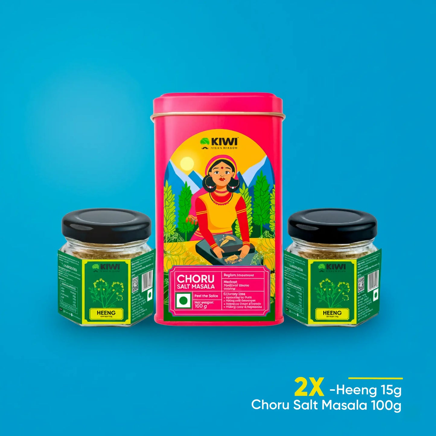 Pahadi tadka Duo ( 1 Choru Salt Masala + 2 Heeng )