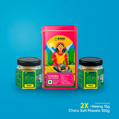 Pahadi tadka Duo ( 1 Choru Salt Masala + 2 Heeng )