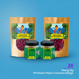 Himalayan Kitchen Essentials ( 2 heeng + 2 rajma chakrata )