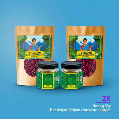 Himalayan Kitchen Essentials ( 2 heeng + 2 rajma chakrata )