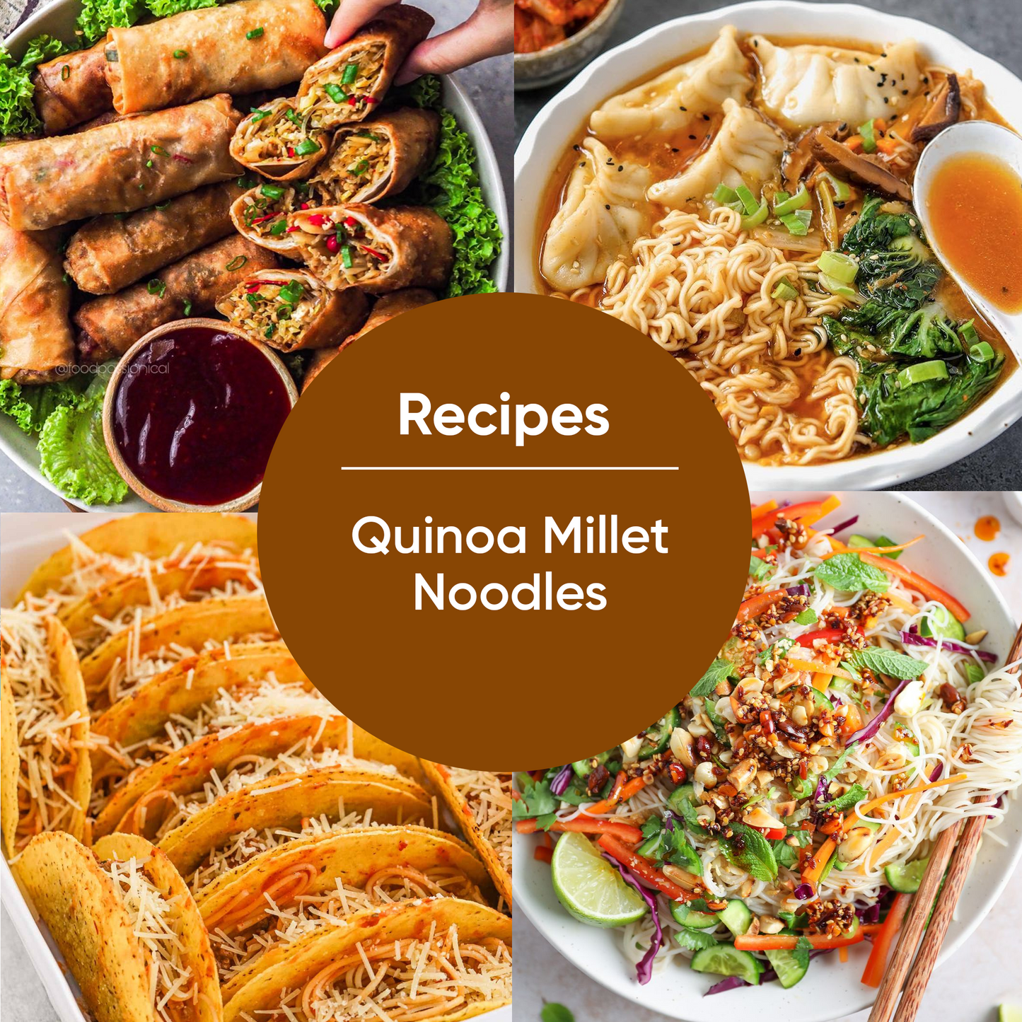 Healthy Millet Noodles ( 2 Amaranth Noodle + 2 Quinoa Noodles )