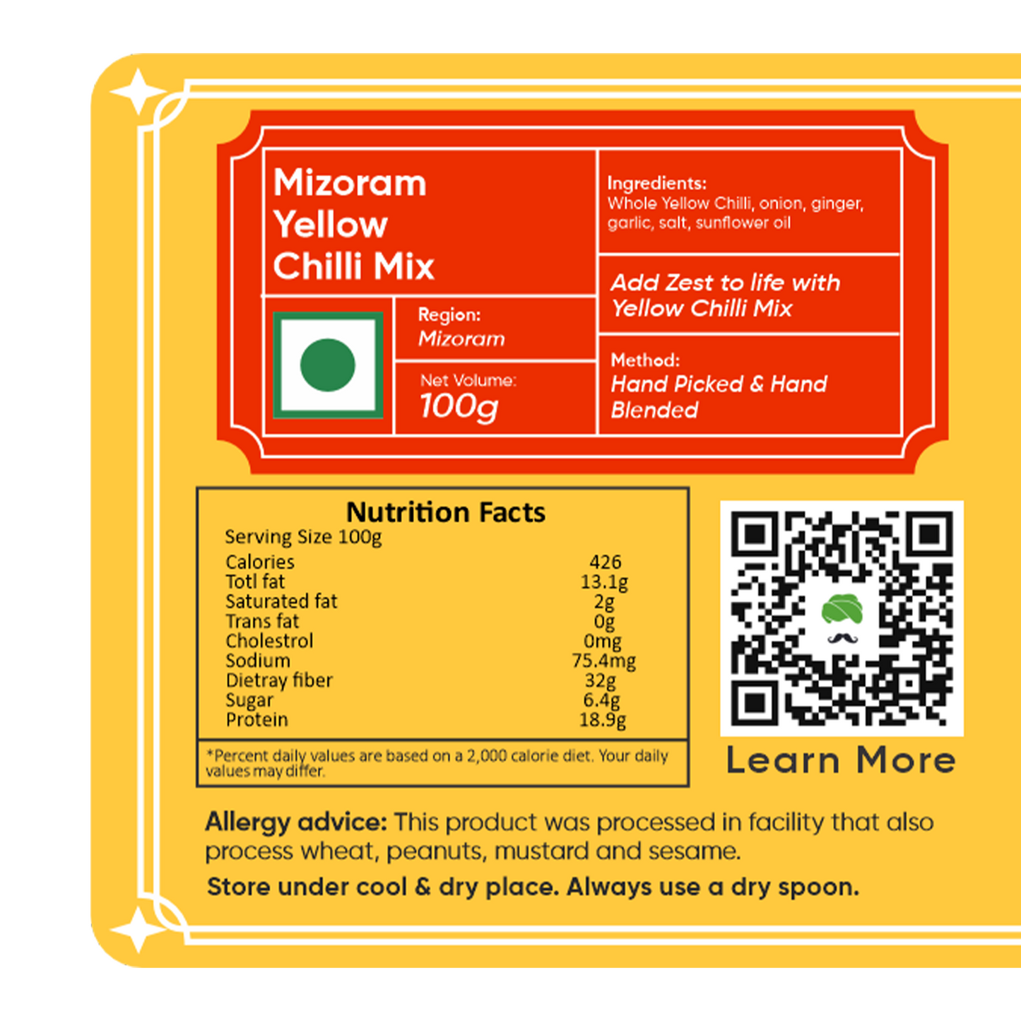 Mizoram Yellow Chilli Mix