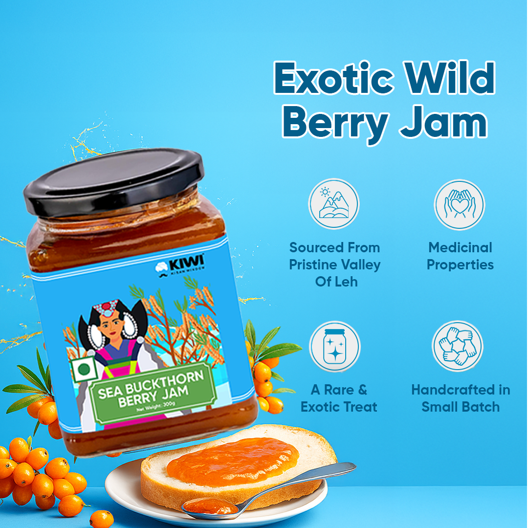 Himalayan Health Pack ( 1 Jim Corbett Honey + 1 Seabuckthorn jam )