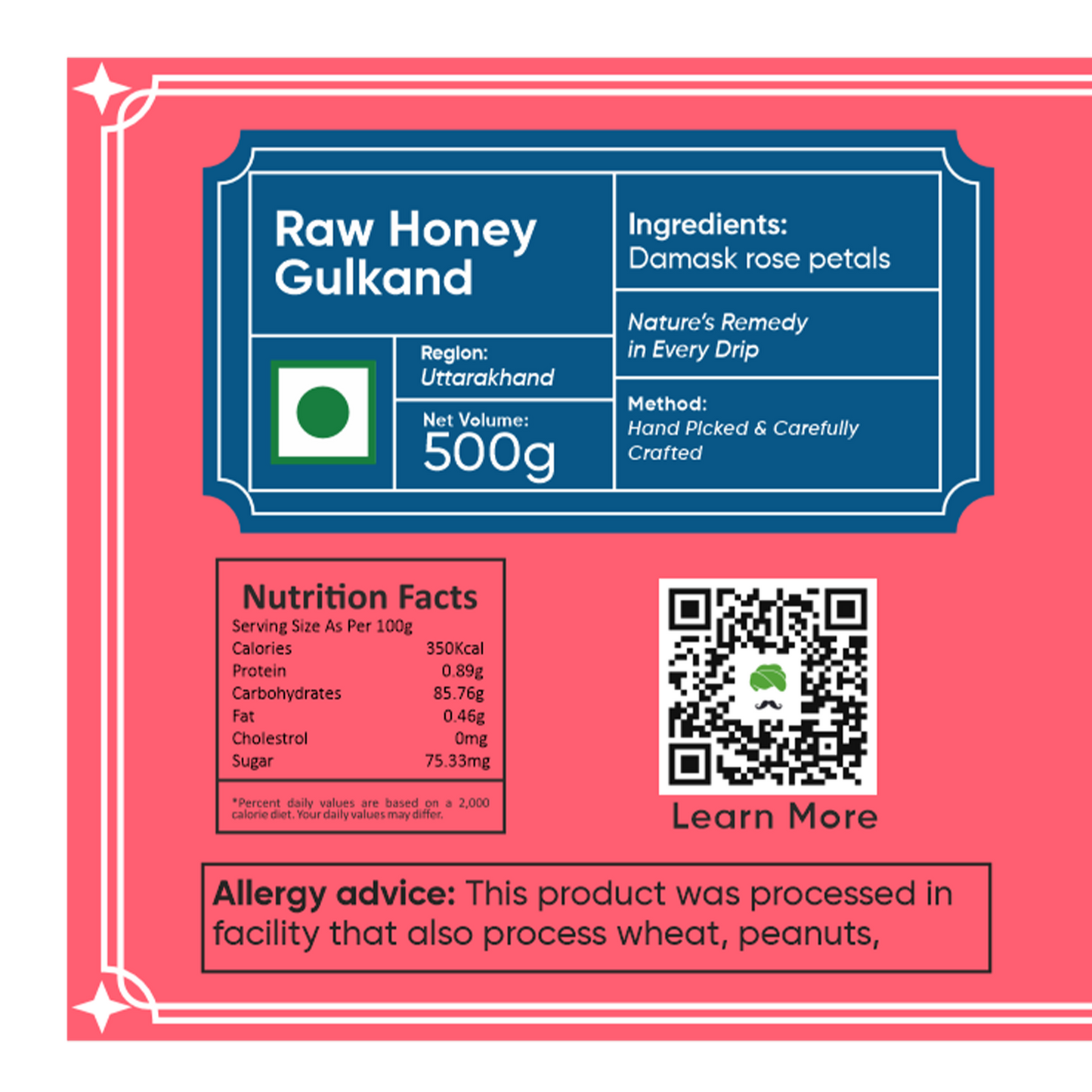 Rose Honey Gulkand (Damas Rose)