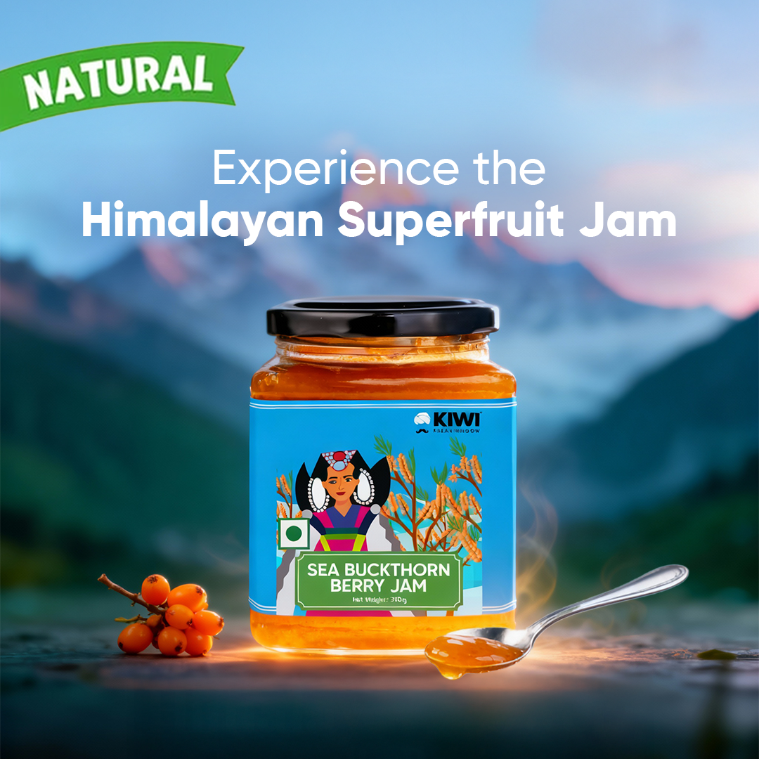 Fruit & Nut Wellness Pack ( 2 Sea Buckthorn Berry Jam + 2 Dry Fruits Mango Chutney )