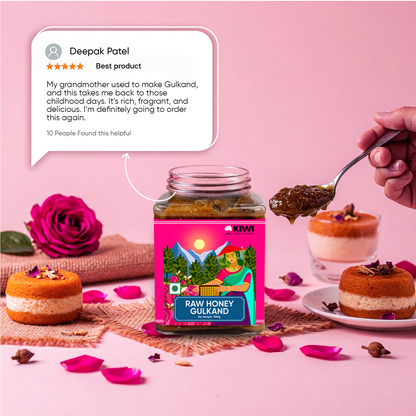 Himalayan Glow Bundle (1 Raw Honey Gulkand + 2 Sea Buckthorn Berry Jam)