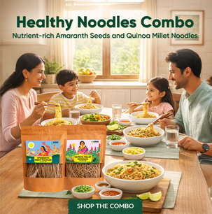 Healthy Millet Noodles ( 2 Amaranth Noodle + 2 Quinoa Noodles ) hover image