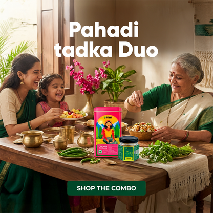Pahadi tadka Duo ( 1 Choru Salt Masala + 2 Heeng )