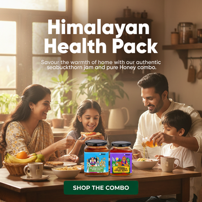 Himalayan Health Pack ( 1 Jim Corbett Honey + 1 Seabuckthorn jam )
