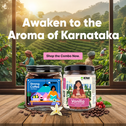 Instant Coffee Pack (1 Strong Coffee + 2 Vanilla Freeze Dried Coffee)