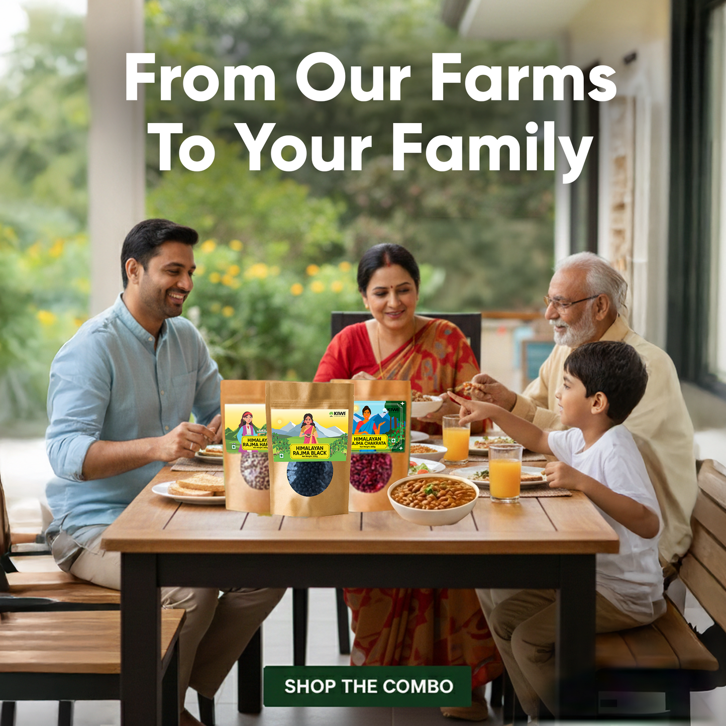 Rajma  Bundle ( 1 Rajma Chakrata  + 1 Harshil Rajma +1 Rajma Black )