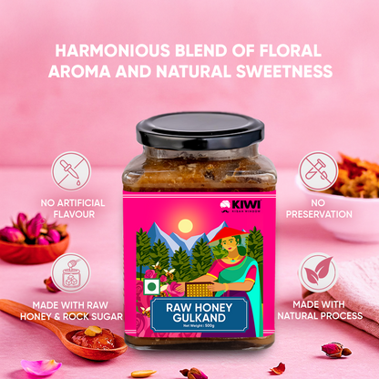 Himalayan Glow Bundle (1 Raw Honey Gulkand + 2 Sea Buckthorn Berry Jam)