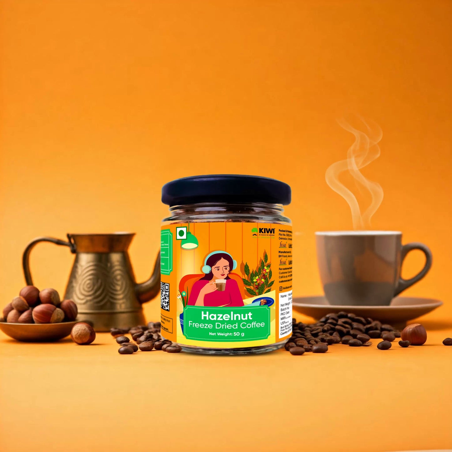 Hazelnut Freeze Dried Coffee