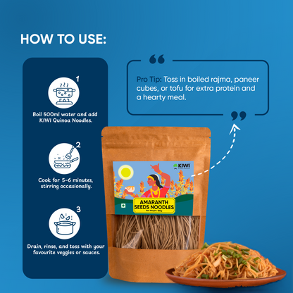 Healthy Millet Noodles ( 2 Amaranth Noodle + 2 Quinoa Noodles )