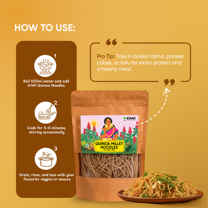 Healthy Millet Noodles ( 2 Amaranth Noodle + 2 Quinoa Noodles )