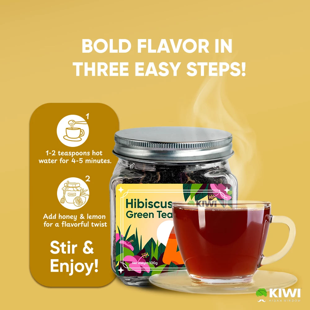 Hibiscus Green Tea