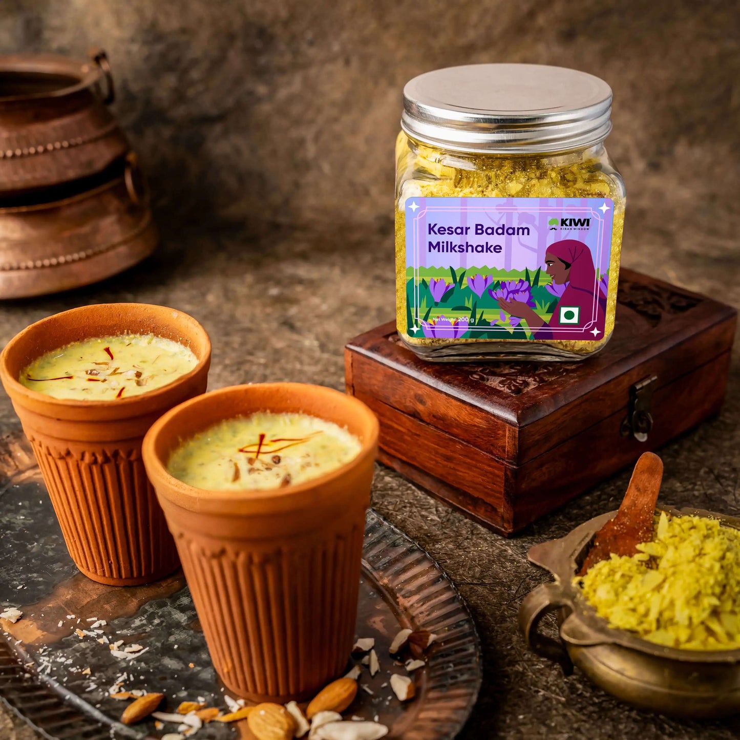 Kesar Badam Milk Shake