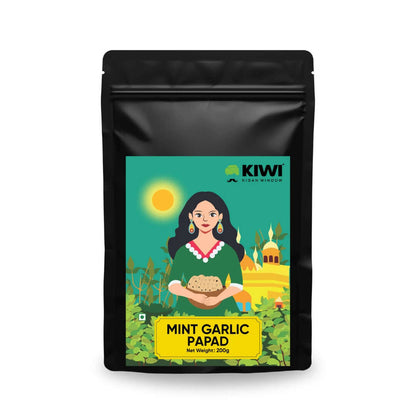 Mint Garlic Papad