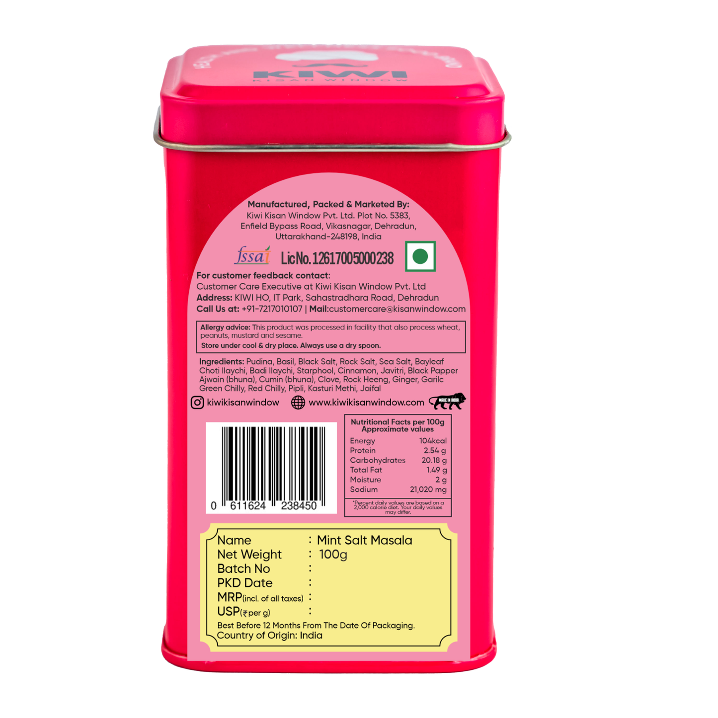 Mint Masala Seasoning