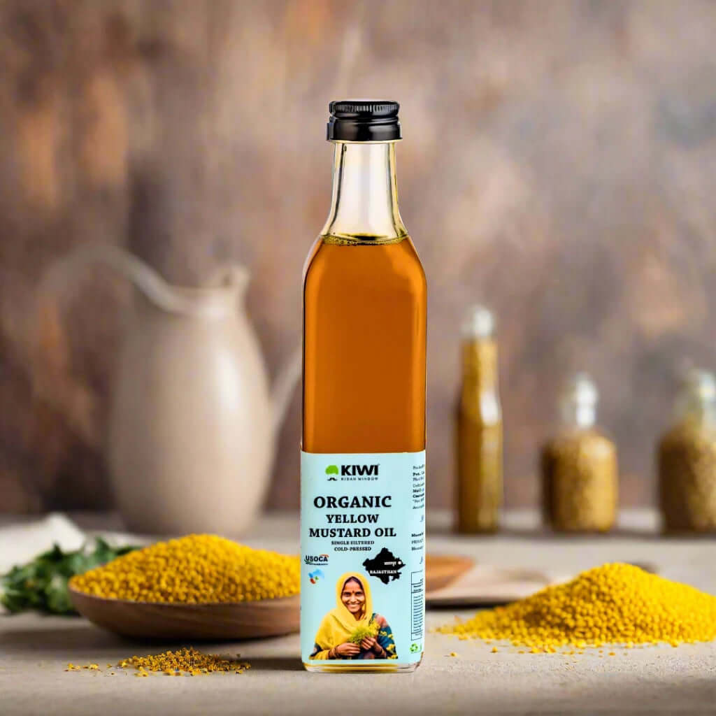 Organic Yellow Mustard Oil (Cold Pressed)