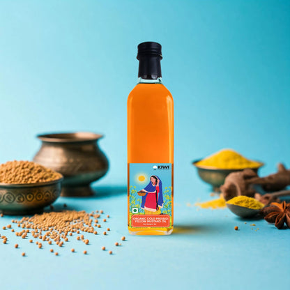 Organic Yellow Mustard Oil (Cold Pressed)