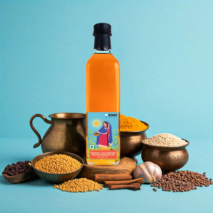 Organic Yellow Mustard Oil (Cold Pressed)